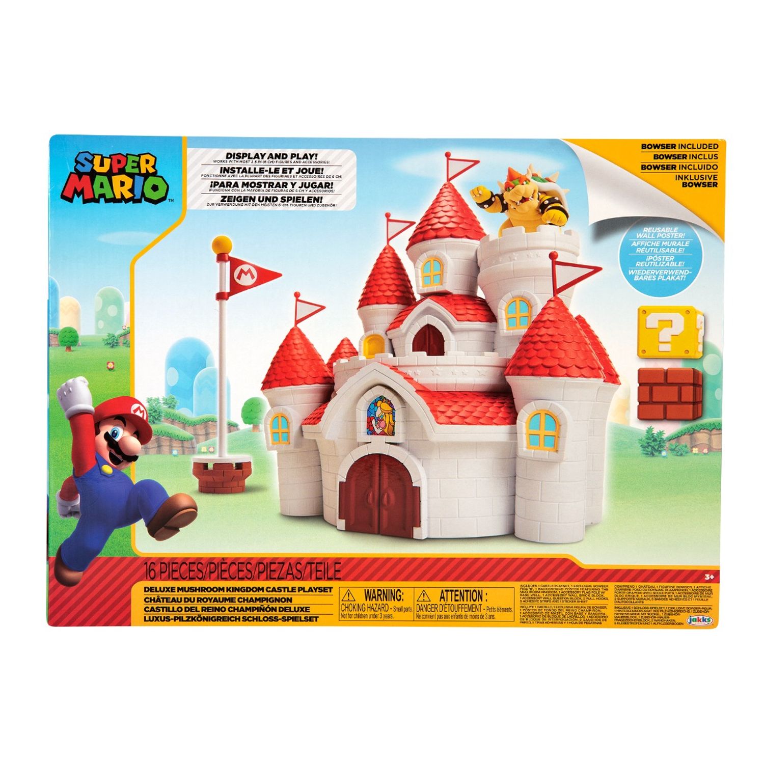 Set de joaca Nintendo Mario - Casteul Ciuperca fotografia produsului View 6 L