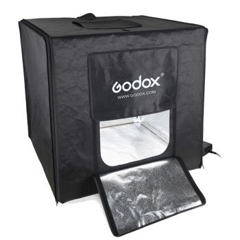 Mini studio foto led 40cm godox lst40 triple-light 60w