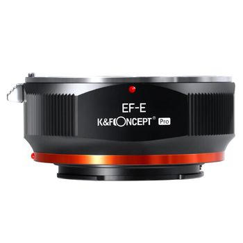 Adaptor montura k&f concept m12105 eos-nex pro de la canon eos la sony e-mount (nex) kf06.437