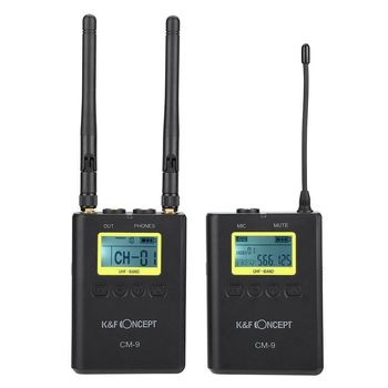 Kit microfon wireless k&f concept cm-9 pentru camere video kf10.011