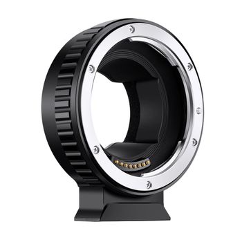 Adaptor montura k&f concept ef-nex autofocus cu contacte ttl kf06.433