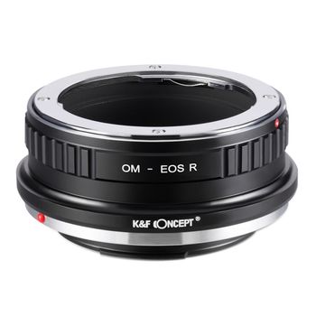 K&f concept om-eos r adaptor montura de la olympus la canon eos r kf06.385