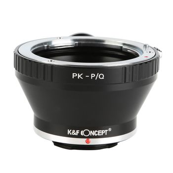 K&f concept pk-p/q adaptor montura de la pentax k la pentax q cu adaptor trepied kf06.297