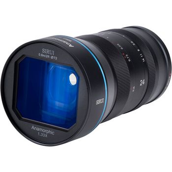 Obiectiv sirui 24mm f/2.8 anamorphic 1.33x pentru mft m4/3-mount