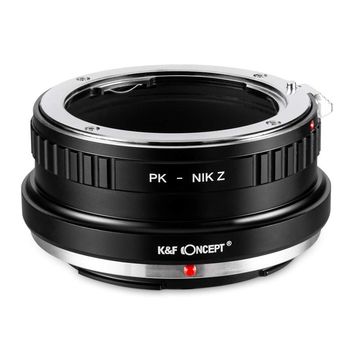K&f concept pk-nik z adaptor montura de la pentax k la nikon z6 z7 kf06.368
