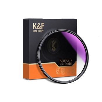 Filtru k&f concept nd 0.9 (nd8) 62mm gradient ultra-clear kf01.1542