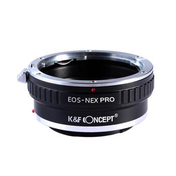 K&f concept eos-nex pro adaptor montura canon eos la sony e-mount (nex)