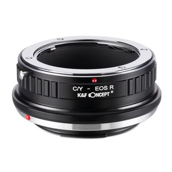 K&f concept c/y-eos r adaptor montura de la contax/yashica la canon eos r kf06.380