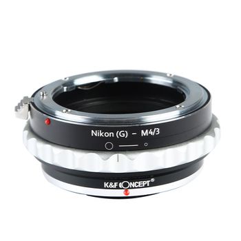 K&f concept nikon(g)-m4/3 adaptor montura nikon g-micro 4/3 (mft) kf06.077