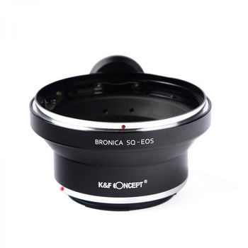 K&f concept bronica sq-eos adaptor montura de la bronica sq la canon eos cu adaptor pentru trepied kf06.136