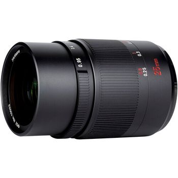 Obiectiv manual 7artisans 25mm f0.95 negru pentru canon eos-m mount