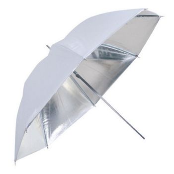 Umbrela studio reflexie silver - white 75cm