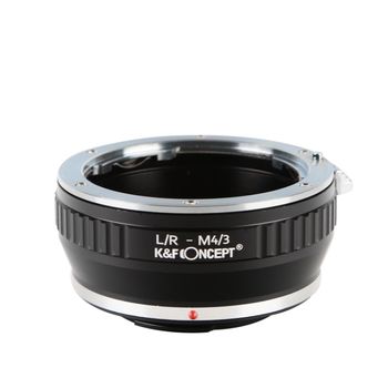K&f concept l/r-m4/3 adaptor montura leica r-micro 4/3 (mft) kf06.253