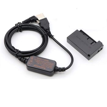 Ac adapter usb ack-e15 coupler dr-e15 lp-e15 replace canon