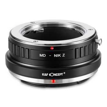 K&f concept md-nik z adaptor montura de la sony minolta md la nikon z6 z7 kf06.374