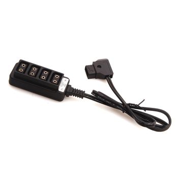 Cablu adaptor d-tap tata-4porturi mama pentru baterii v-mount anton bauer