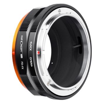 Adaptor montura m13115 k&f concept fd-fx pro de canon fd la fuji x-mount kf06.455