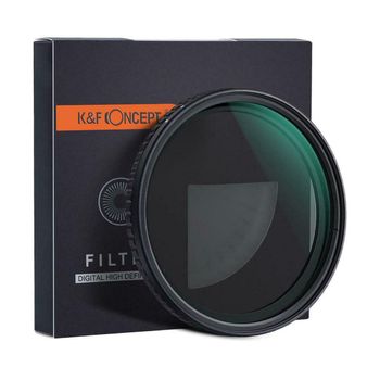 Filtru k&f concept 67mm nano-x cpl hd fader nd2-nd32 waterproof japan optics kf01.1140