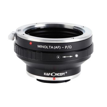 K&f concept af-p/q adaptor montura de la minolta af la pentax q-mount kf06.283