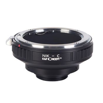 K&f concept nik-c adaptor montura de la nikon f la c-mount kf06.315