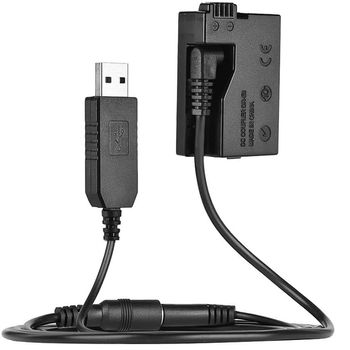 AC adapter USB ACK-E8 coupler DR-E8 LP-E8 replace Canon elefant.ro imagine noua 2022