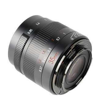 Obiectiv manual 7artisans 35mm f0.95 negru pentru sony e-mount