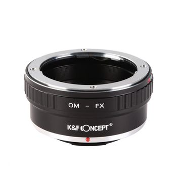 K&f concept om-fx adaptor montura olympus om la fuji x-mount kf06.106