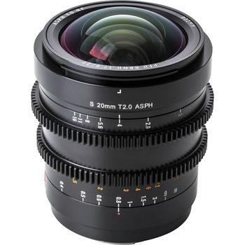 Obiectiv manual viltrox s 20mm t2.0 cine pentru panasonic/leica l-mount
