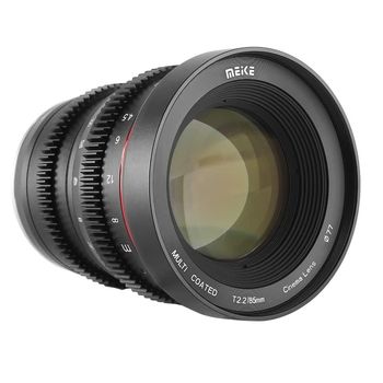 Obiectiv manual meike 85mm t2.2 large aperture manual cine pentru mft m4/3-mount