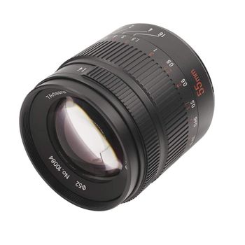 Obiectiv manual 7artisans 55mm f1.4 mark ii negru pentru canon eos-m mount