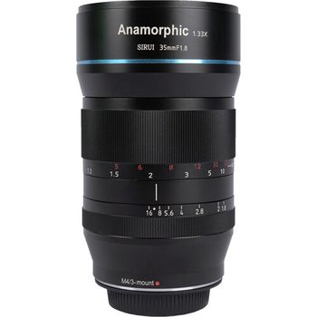 Obiectiv sirui 35mm f/1.8 anamorphic 1.33x pentru sony e-mount