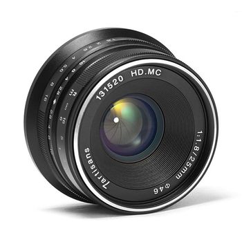 Obiectiv manual 7Artisans 25mm F1.8 negru pentru FujiFilm FX-mount 7Artisans imagine noua 2022
