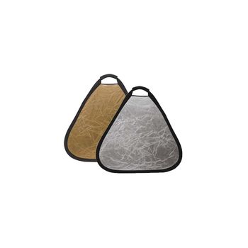 Blenda triunghiulara cu maner gold-silver 30cm