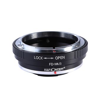 K&f concept canon fd-m4/3 adaptor montura canon fd fl-micro 4/3 (mft) kf06.091
