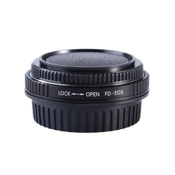 K&f concept fd-eos adaptor montura cu sticla optica de la canon fd la canon eos kf06.082
