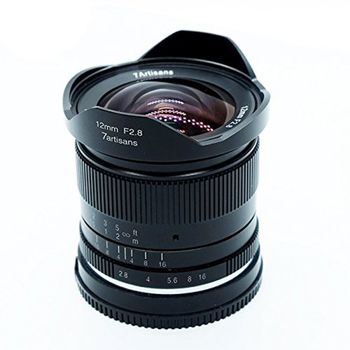 Obiectiv manual 7Artisans 12mm F2.8 pentru Canon EOS-M Mount 7Artisans imagine noua 2022