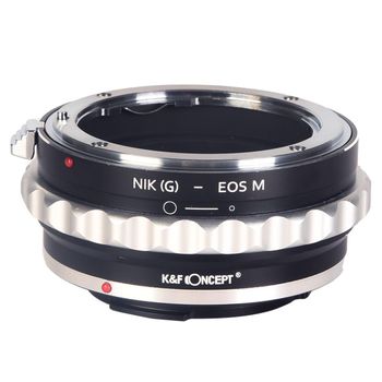 K&F Concept Nik(G)-EOS M adaptor montura de la Nikon G la Canon EOS M KF06.318 elefant.ro imagine noua 2022