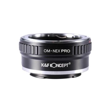 K&f concept om-nex pro adaptor montura olympus om la sony e-mount (nex) kf06.399