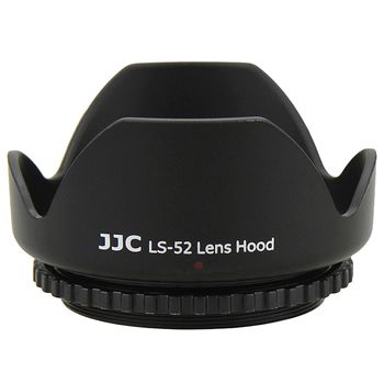 Jjc ls-52 parasolar tip petala pe filet 52mm pentru zoom standard