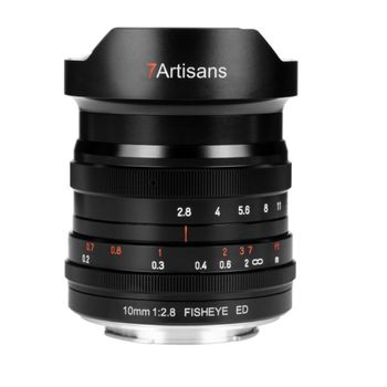 Obiectiv manual 7artisans 10mm f2.8 fisheye pentru nikon z-mount