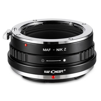 K&f concept minolta(af)-nik z adaptor montura de la sony minolta a/ sony a la nikon z6 z7 kf06.373