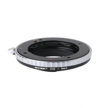 K&f concept c/g-m4/3 adaptor montura de la contax g la micro 4/3 (mft) kf06.324
