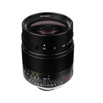 Obiectiv 7artisans 28mm f1.4 negru pentru leica m-mount