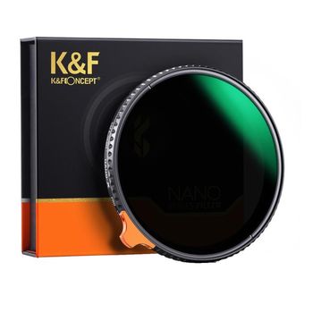 Filtru k&f concept 77mm nano-x variable fader ndx nd2-nd400 hd japan optics kf01.1618