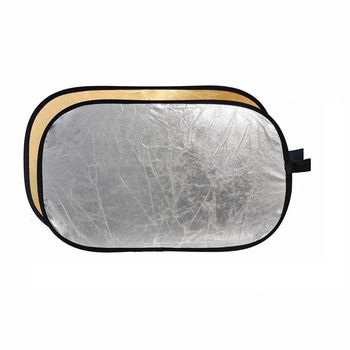 Blenda ovala 2in1 gold-silver 120x180cm