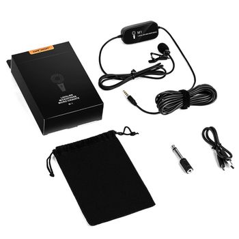 Microfon lavaliera k&f concept m-1 hands free pentru dslr smartphone kf10.010