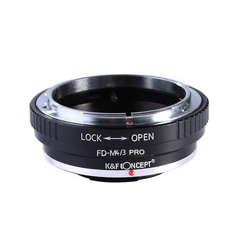 K&f concept canon fd-m4/3 pro adaptor montura canon fd fl-micro 4/3 (mft) kf06.410