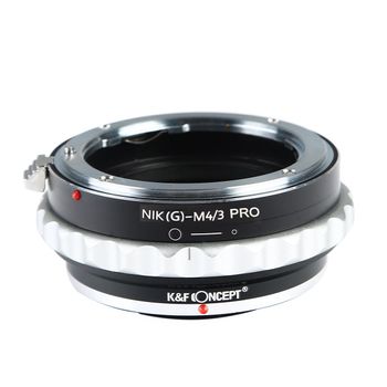 K&f concept nikon(g)-m4/3 pro adaptor montura nikon g-micro 4/3 (mft) kf06.404