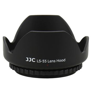 JJC LS-55 Parasolar tip petala pe filet 55mm pentru zoom standard elefant.ro imagine noua 2022