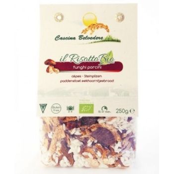 Specialitate bio de orez risotto cu hribi cascina belvedere 250 g